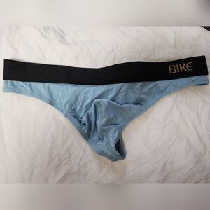 Used Blue Bike Thong